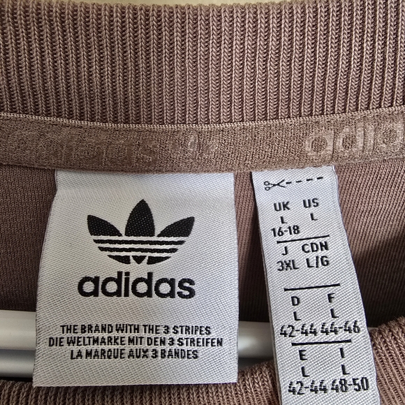 Adidas Original Essentials Fleece Oversized Crew Sweatshirt - Picture 3 of 4